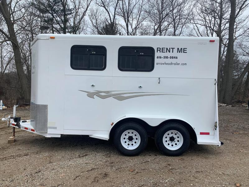 2-Horse Titan Avalanche Slant-Load Horse & Stock Trailer rental 1 - Horse Trailer available at Arrowhead Trailer Service in Hamilton, MI
