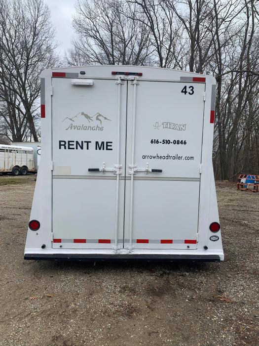 2-Horse Titan Avalanche Slant-Load Horse & Stock Trailer rental 4 - Horse Trailer available at Arrowhead Trailer Service in Hamilton, MI